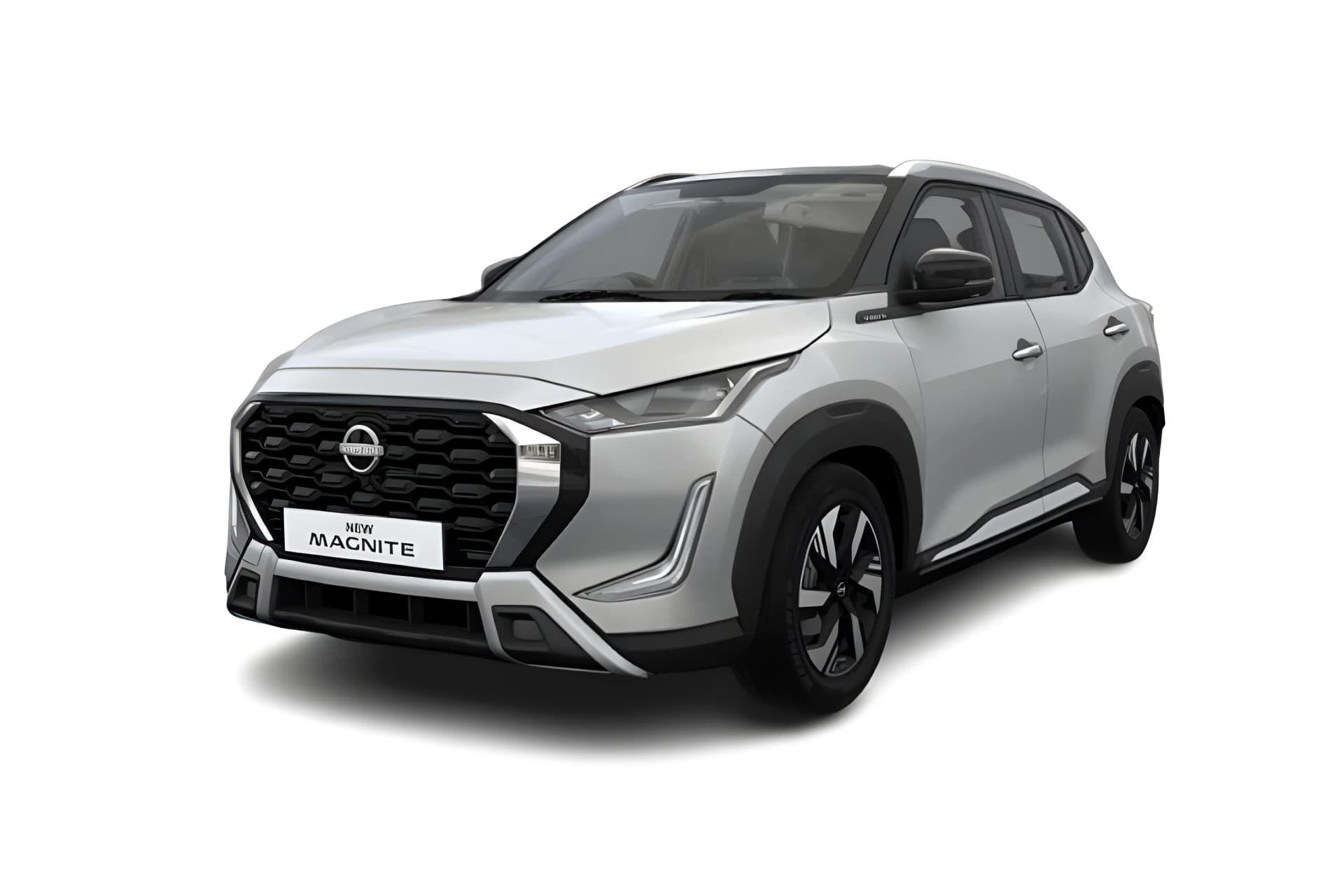 Nissan Magnite Pearl White and Onxy Black color