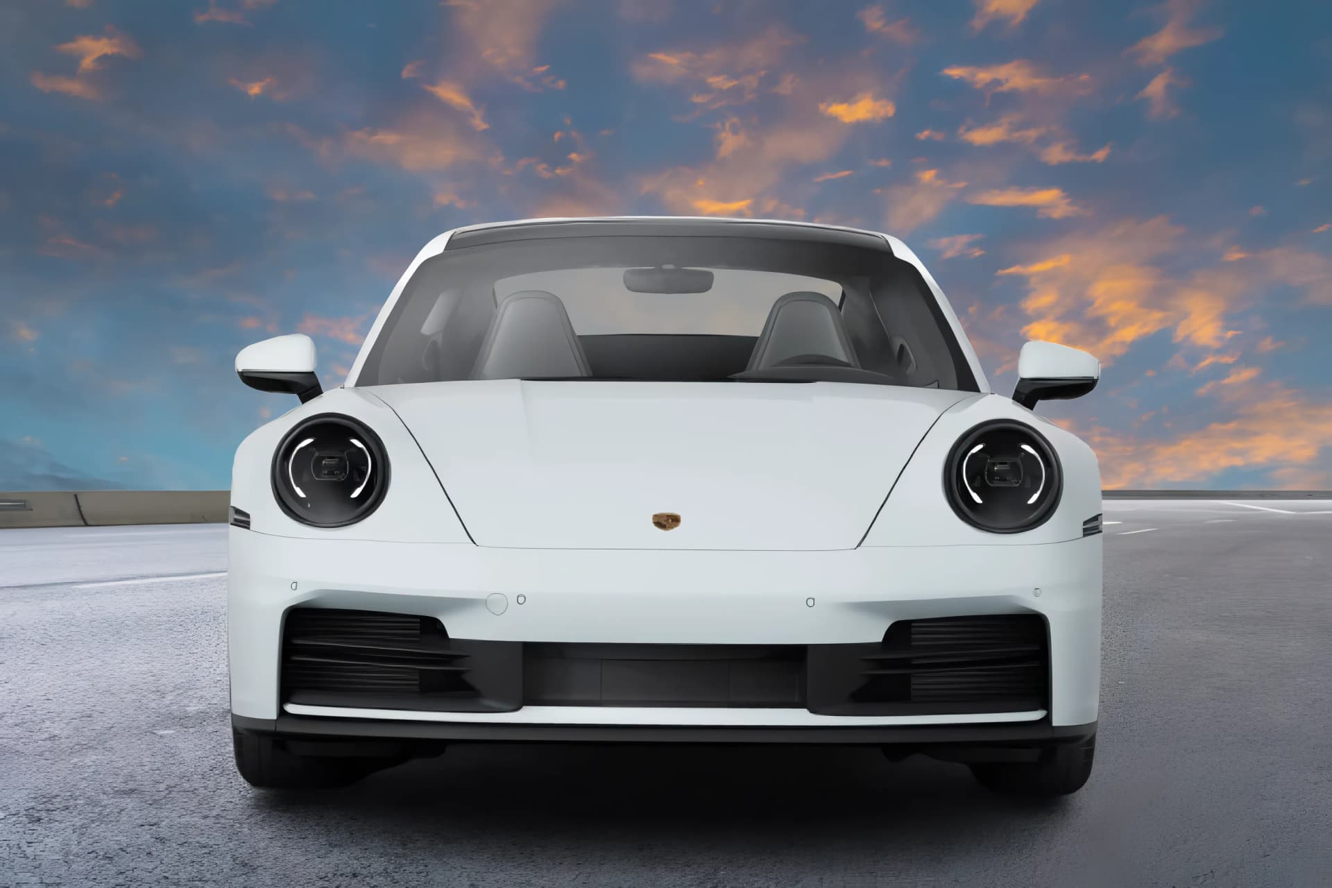 Porsche 911 Front View