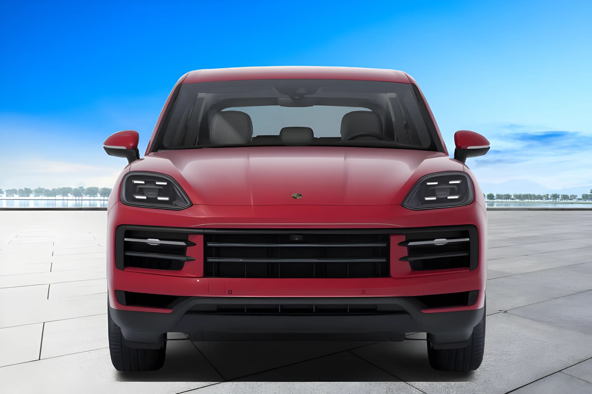 Porsche Cayenne Hybrid Front View