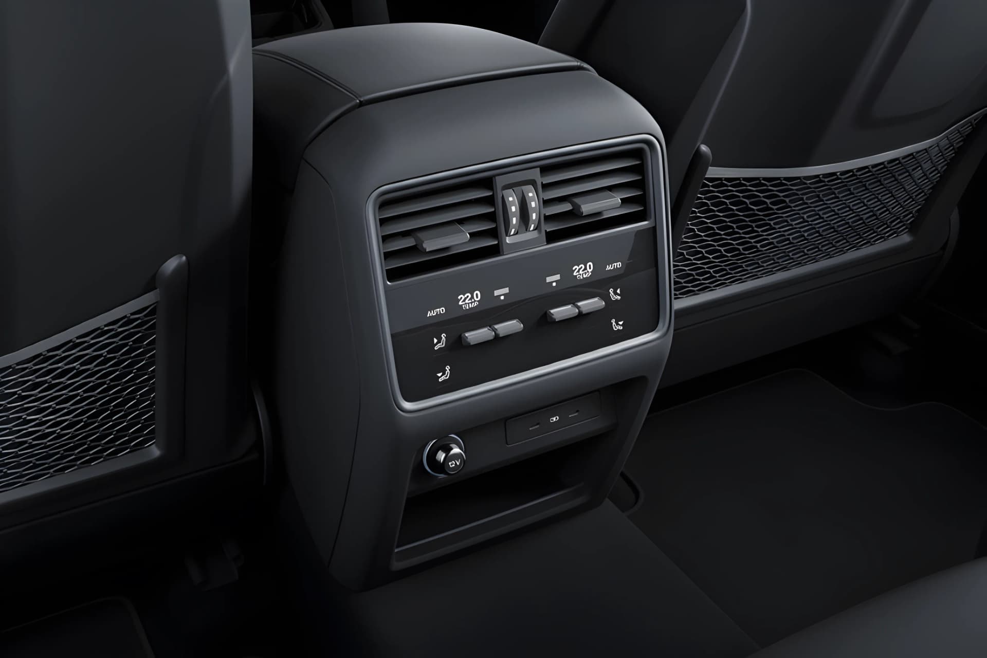 Porsche Cayenne Hybrid rear ac view