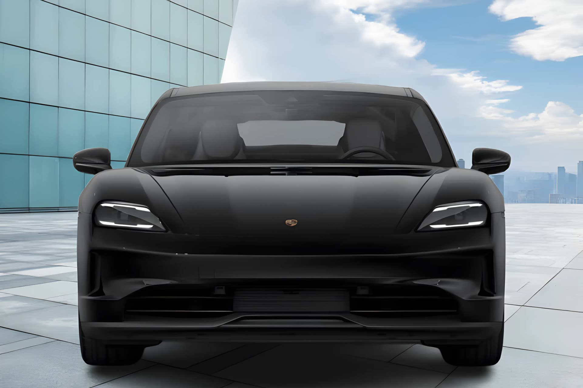 Porsche Taycan EV Front View