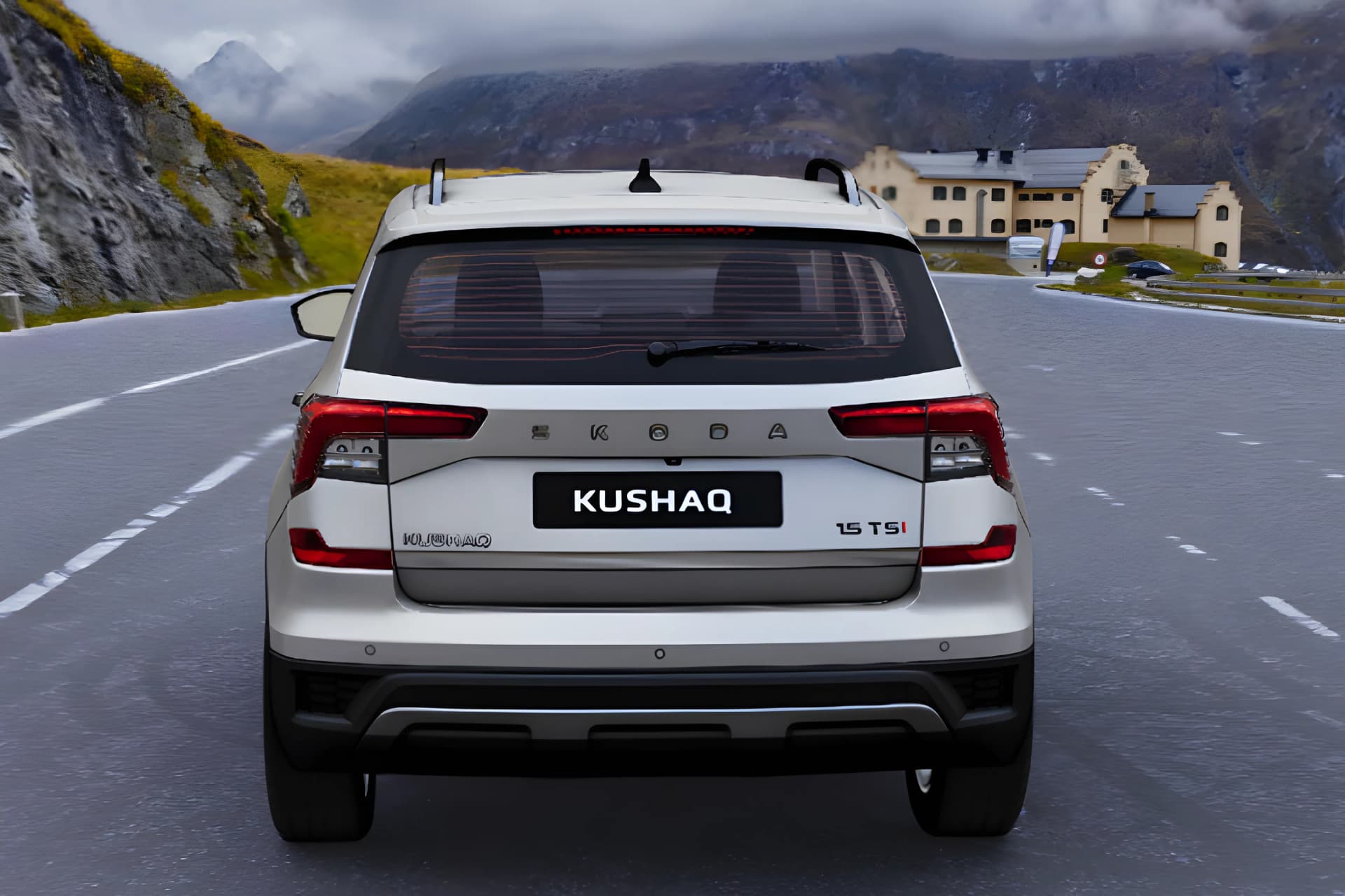Skoda Kushaq Rear View