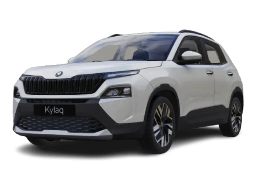 Skoda Kylaq Candy White color