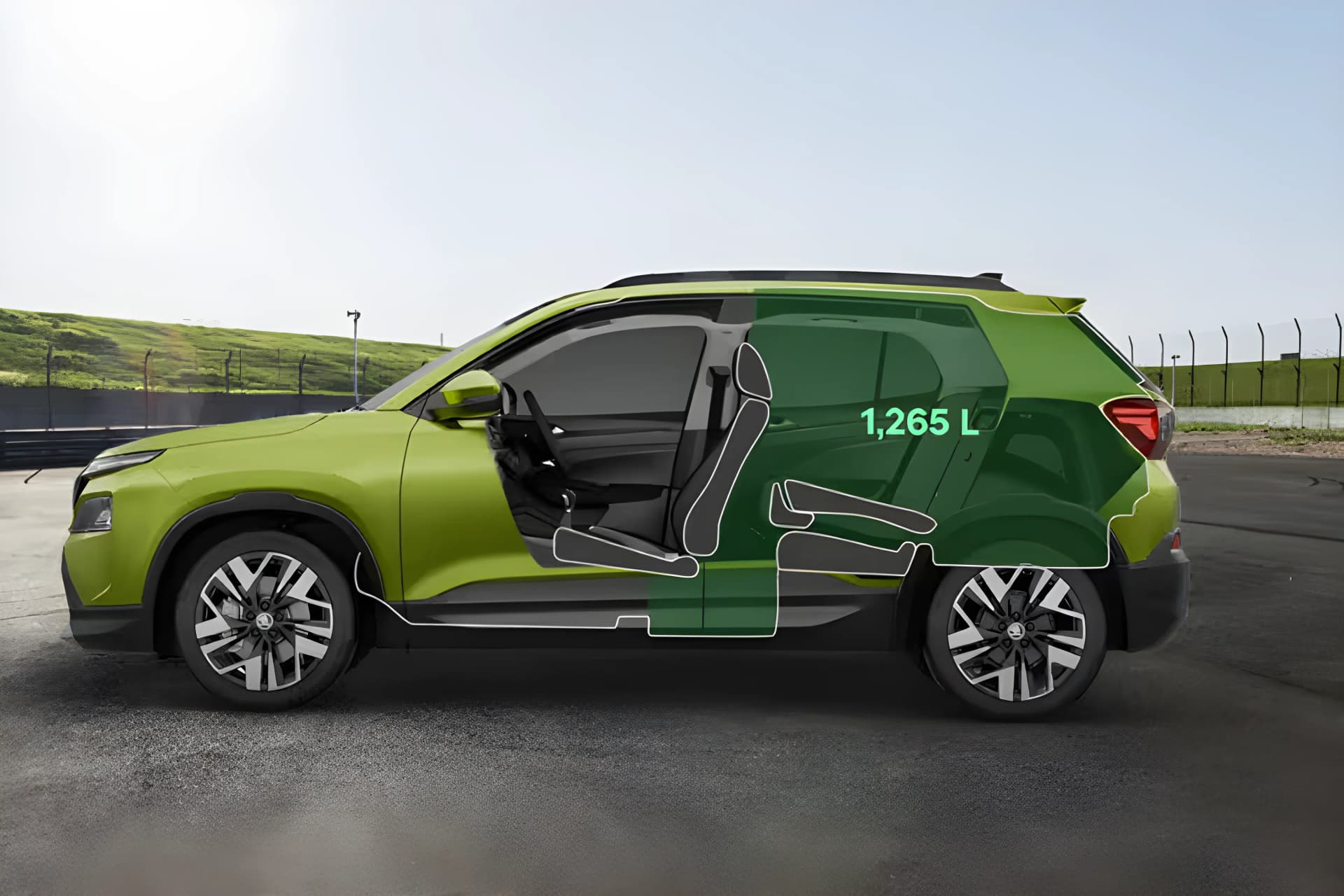 Skoda Kyloq Side Window View
