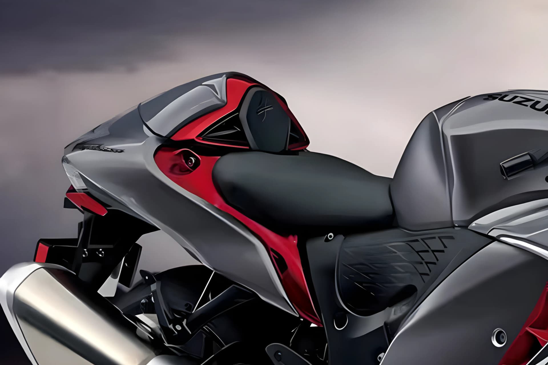 Suzuki Hayabusa Seat View