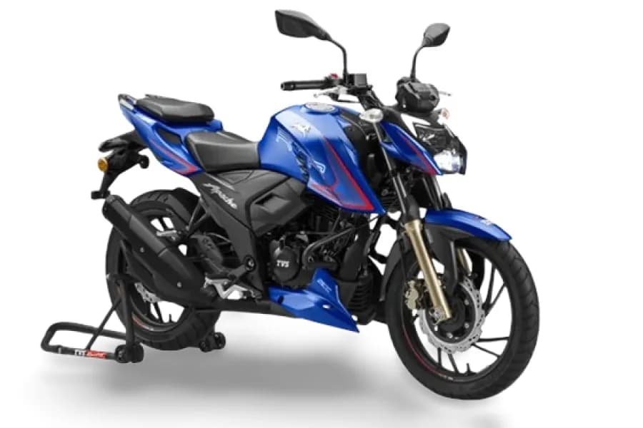 TVS Apache RTR 200 4V Metallic Blue color