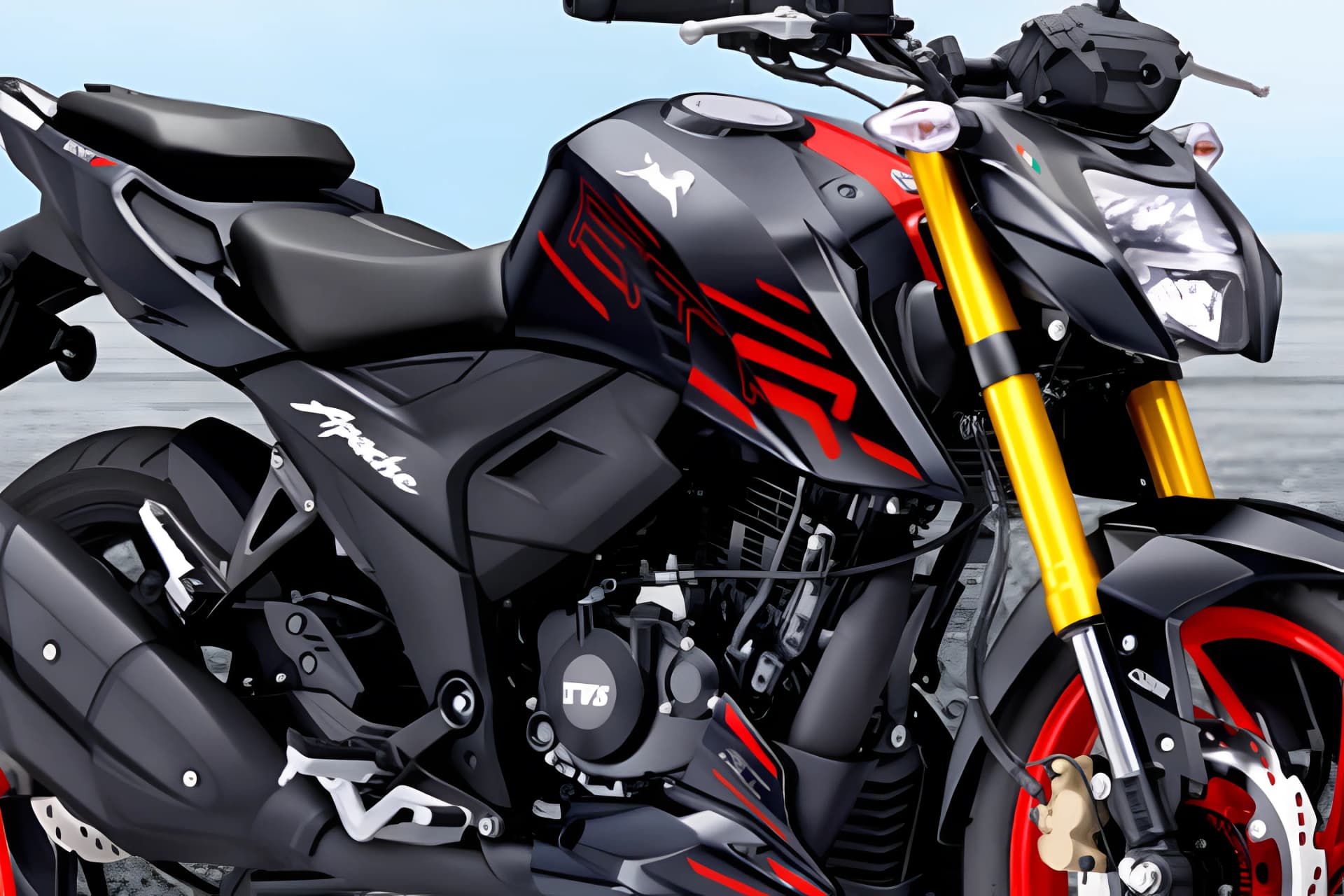 TVS Apache RTR 200 4V Seat View