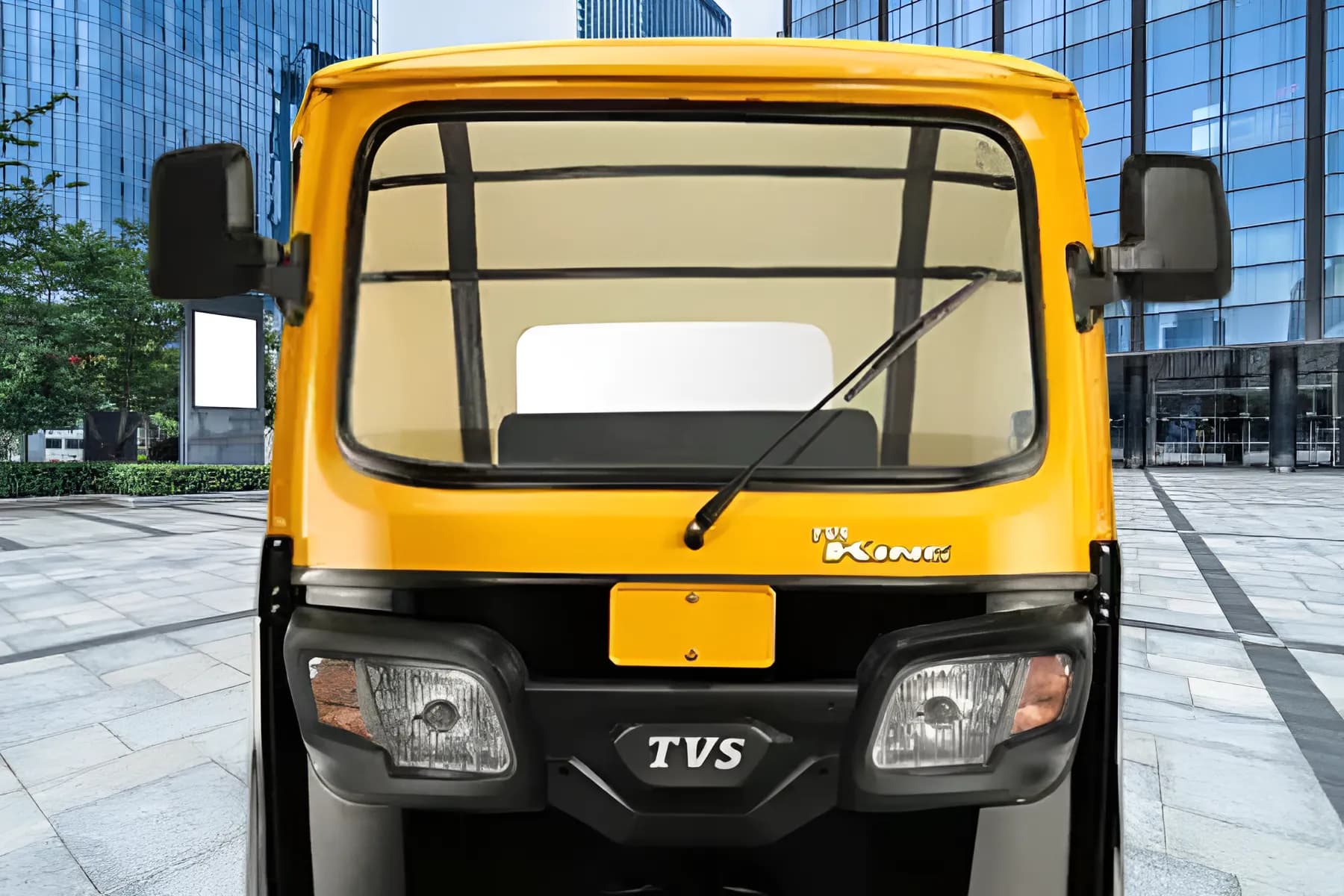 TVS King Deluxe Petrol Windshield Views
