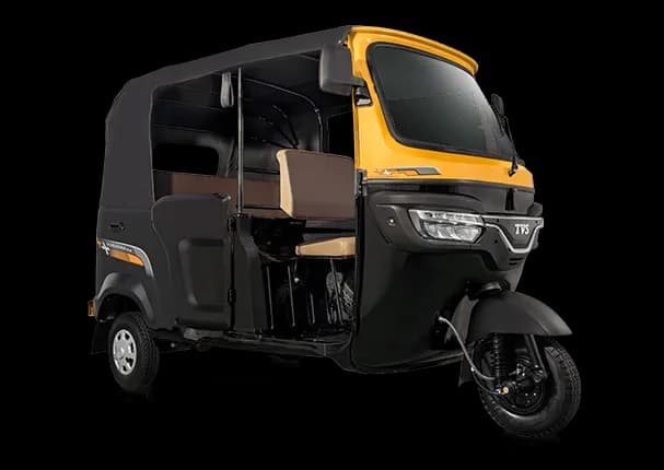 TVS King Duramax Plus Petrol Glossy Black color