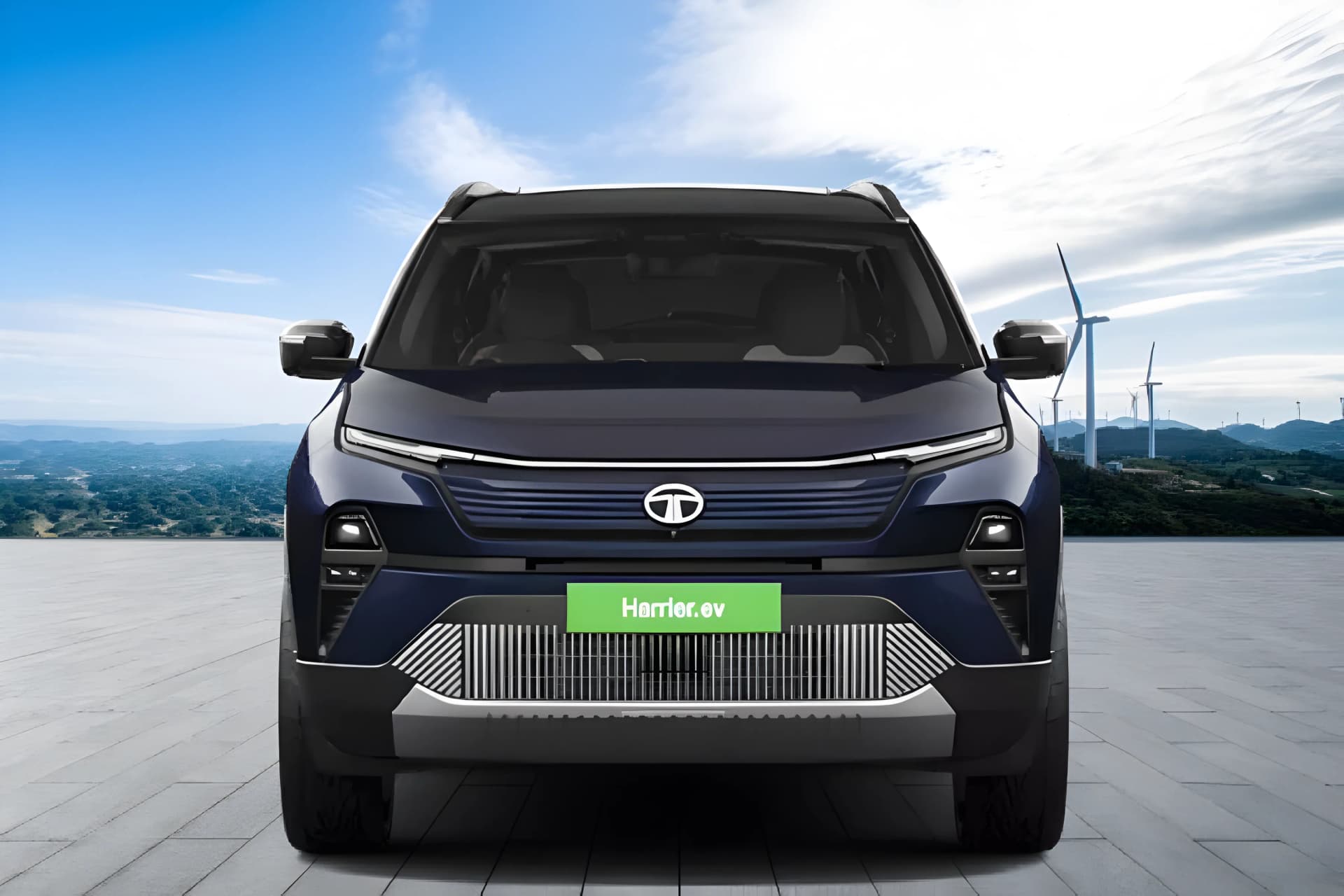 Tata Harrier EV Front View