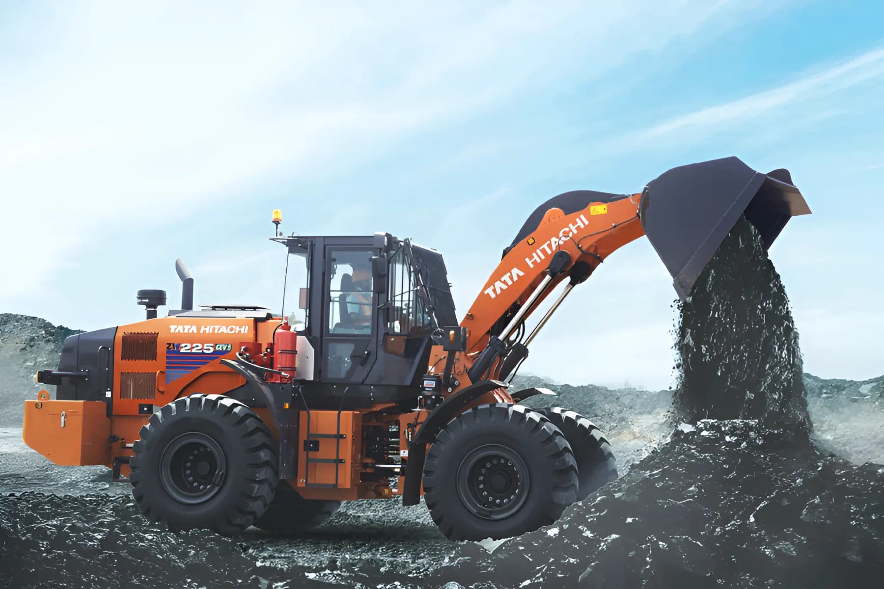 Tata Hitachi ZW 225 Images