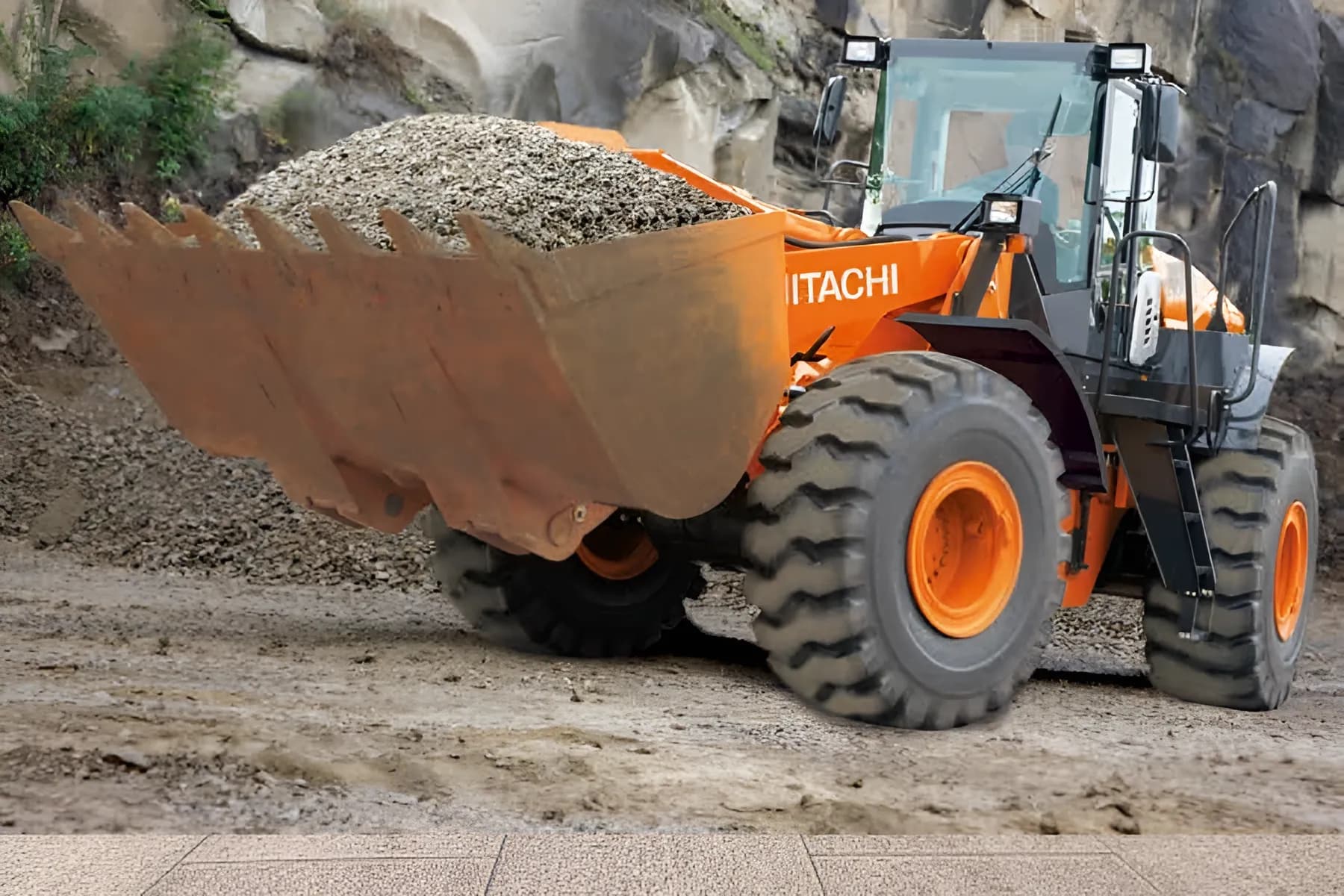 Tata Hitachi ZW310-5A Bucket View