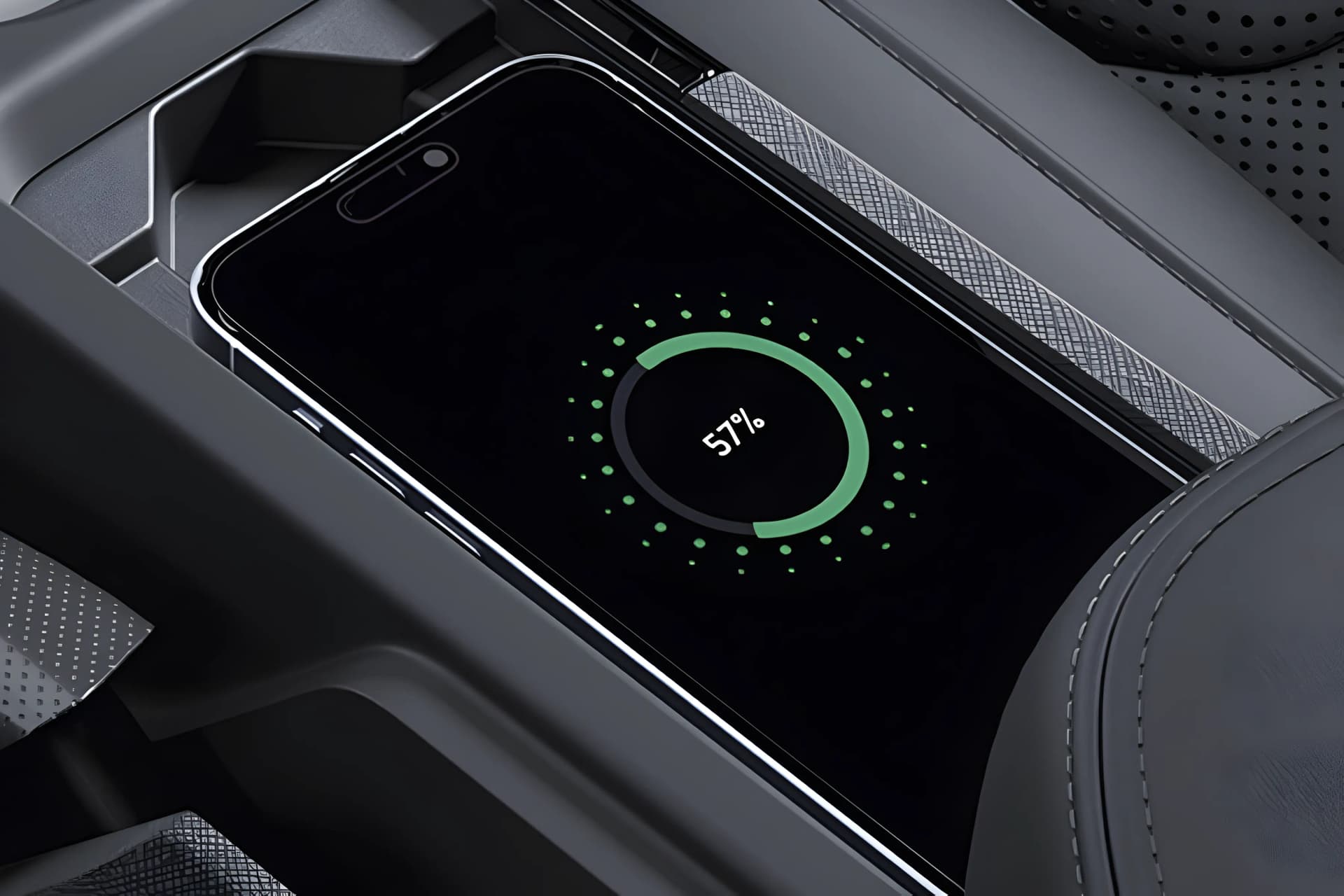 Tata Nexon Wireless Charging View