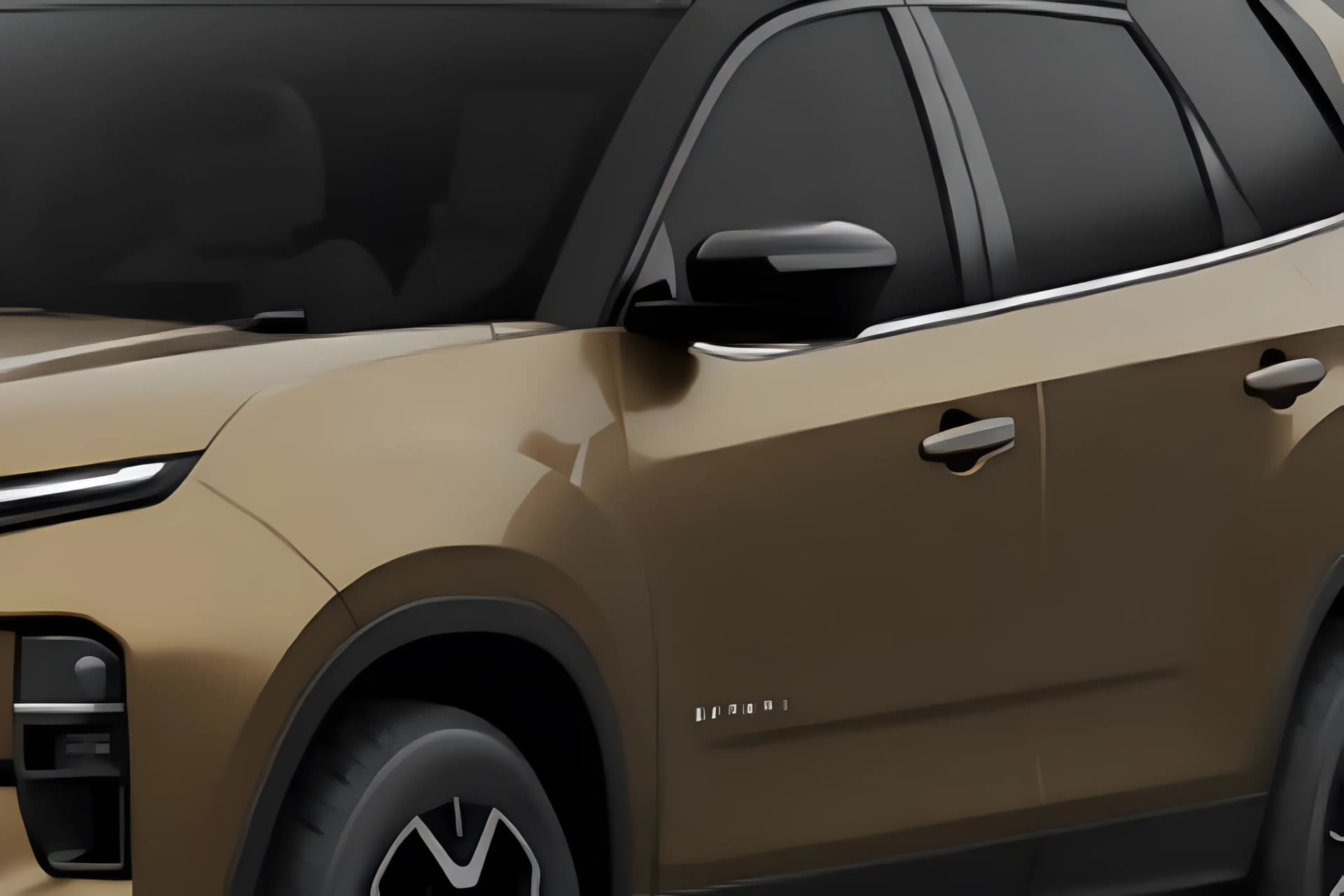 Tata Safari Outside Mirror View