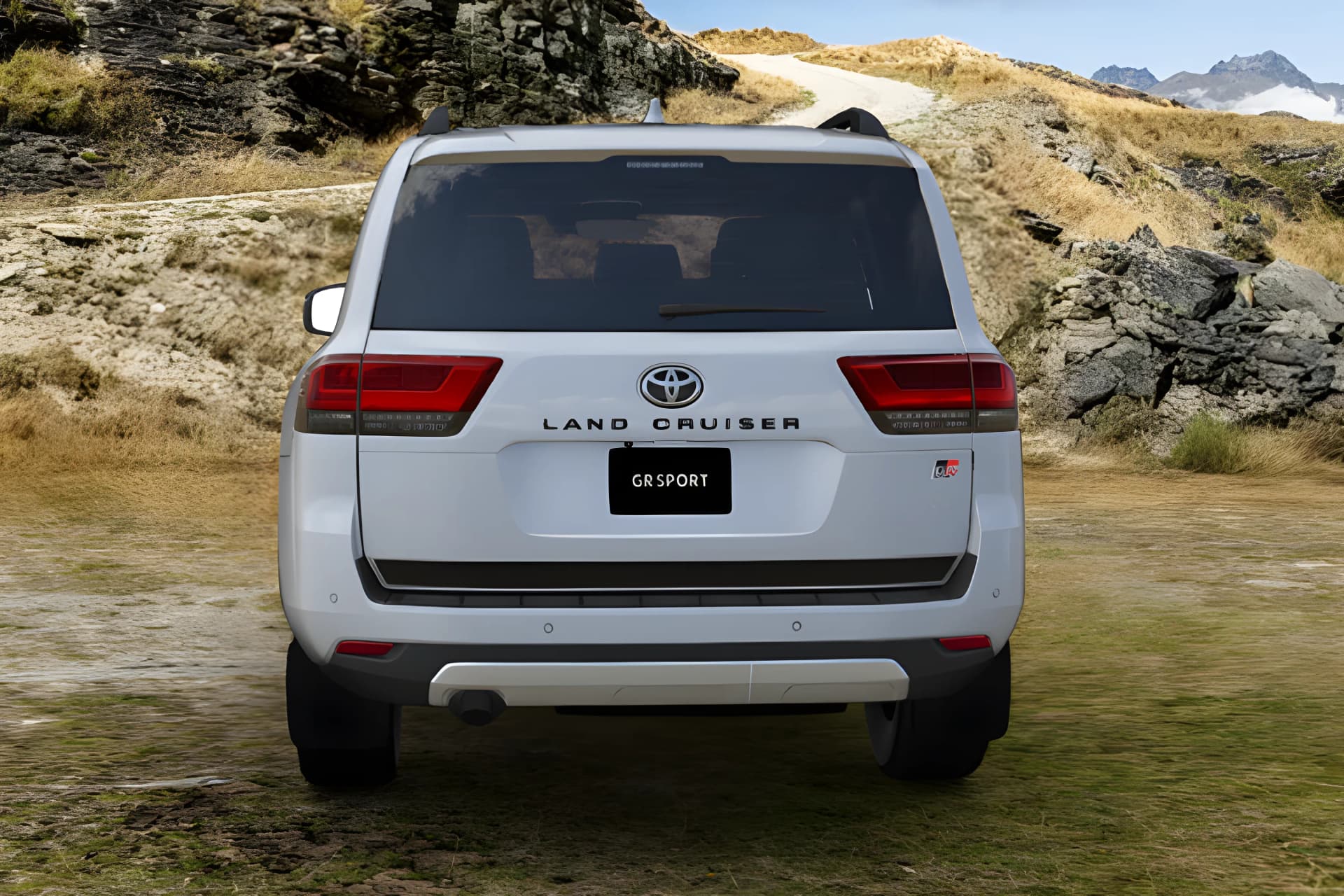 Toyota Land Cruiser 300 Back View