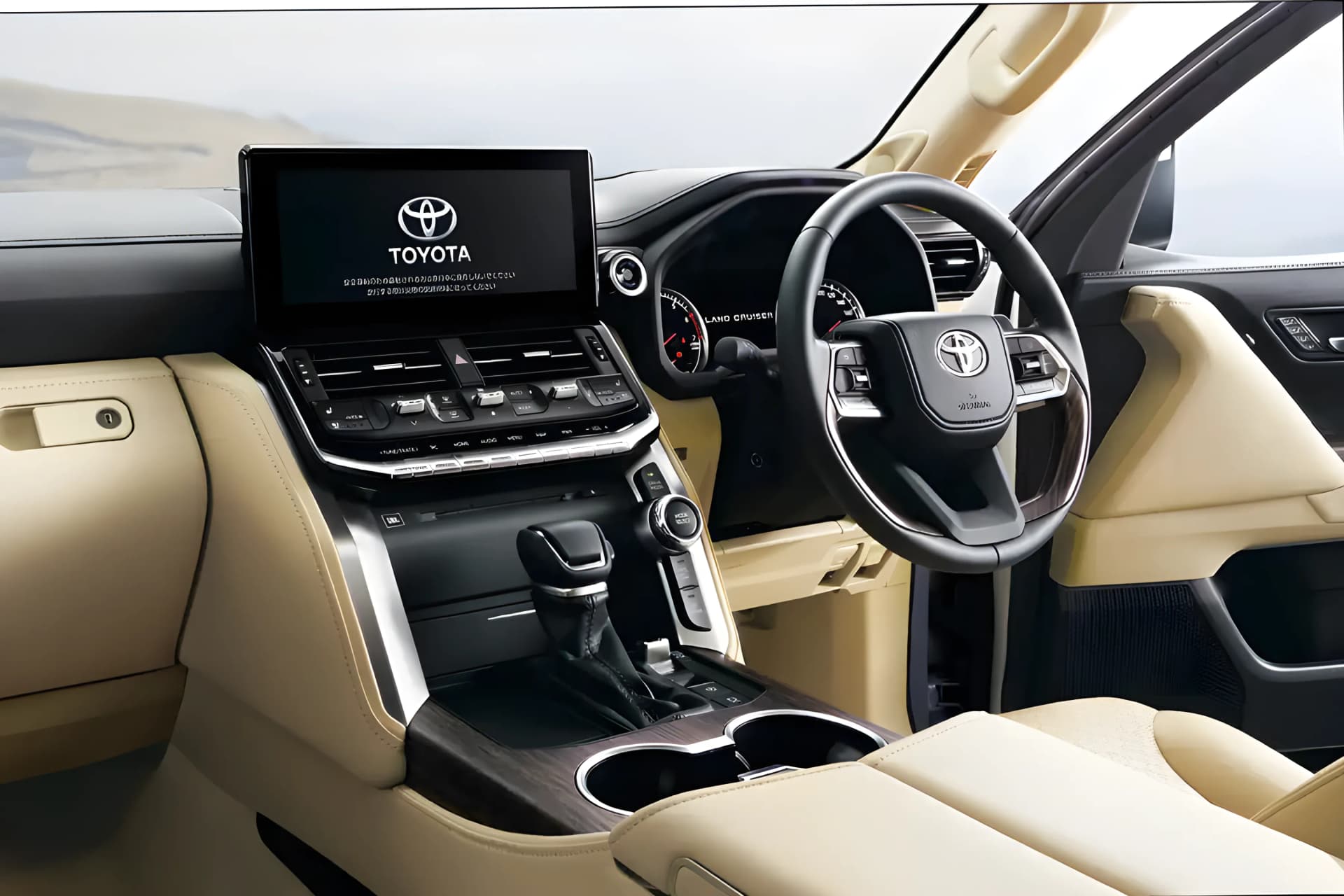 Toyota Land Cruiser 300 Interior Dashboard View