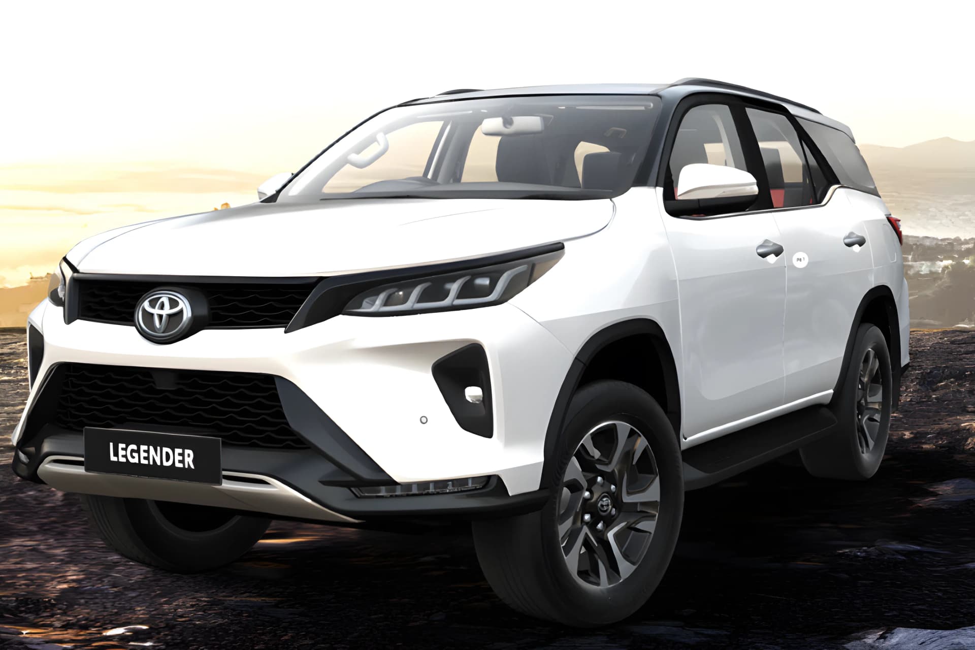 Toyota Legender Front Left View