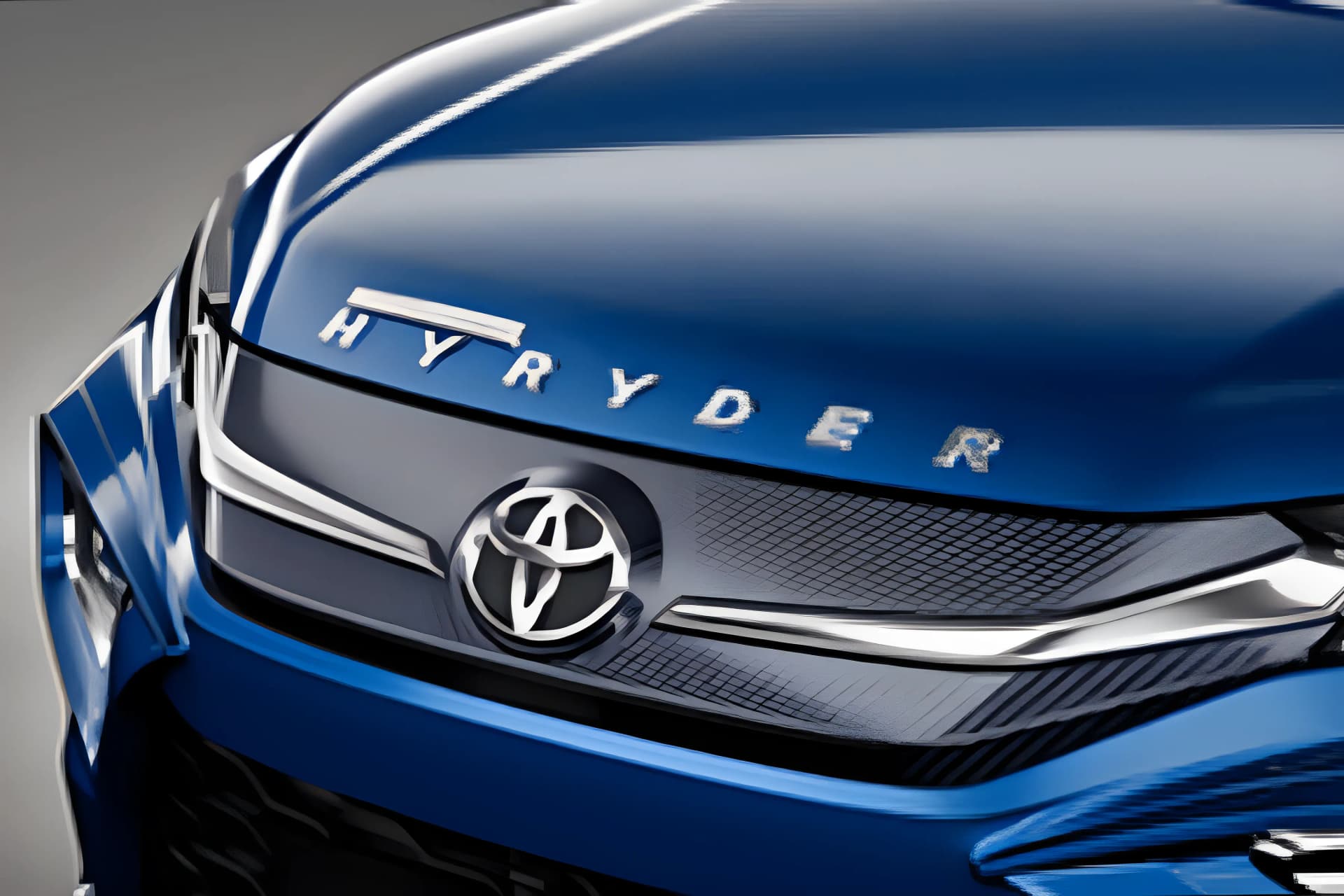 Toyota Urban Cruiser Hyryder Hood Emblem View