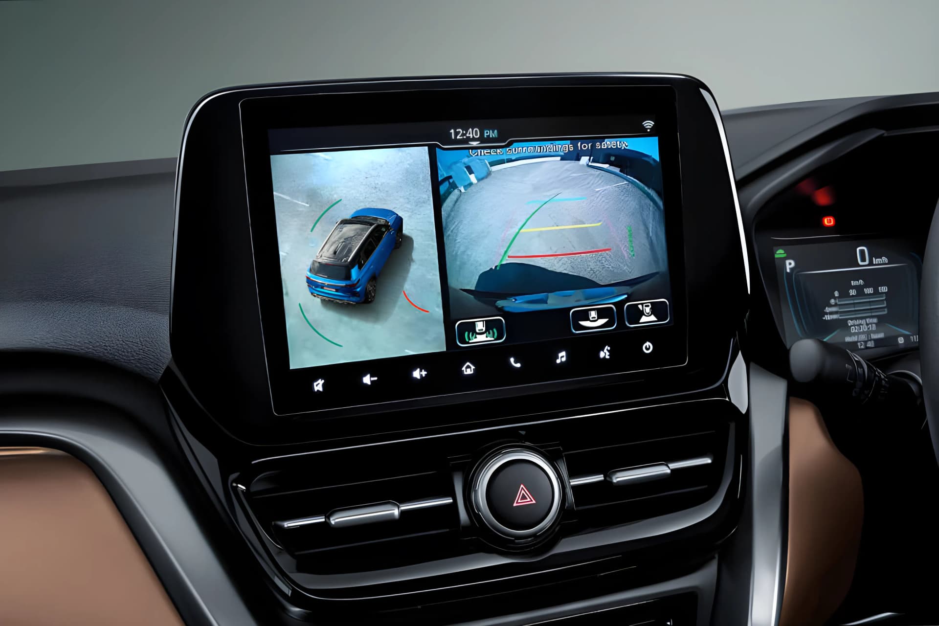 Toyota Urban Cruiser Hyryder Rear Camera View
