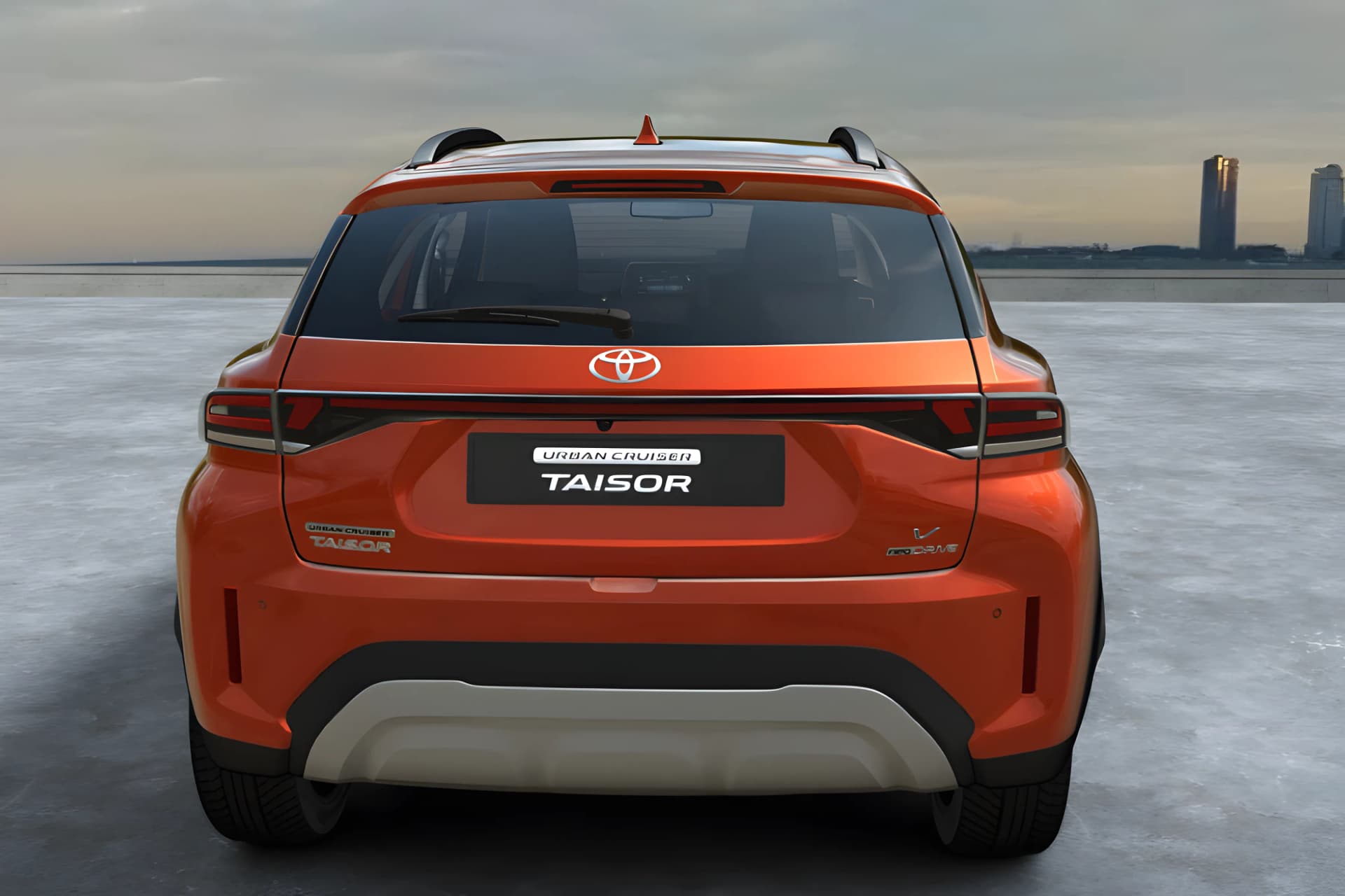 Toyota Urban Cruiser Taisor Rear View