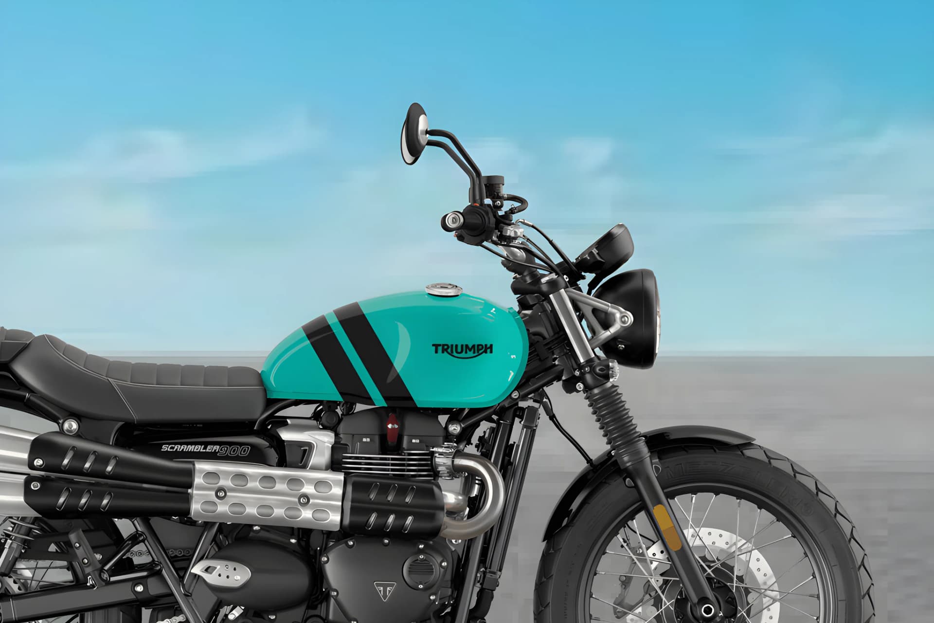 Triumph Scrambler 900 Fuel Tank View