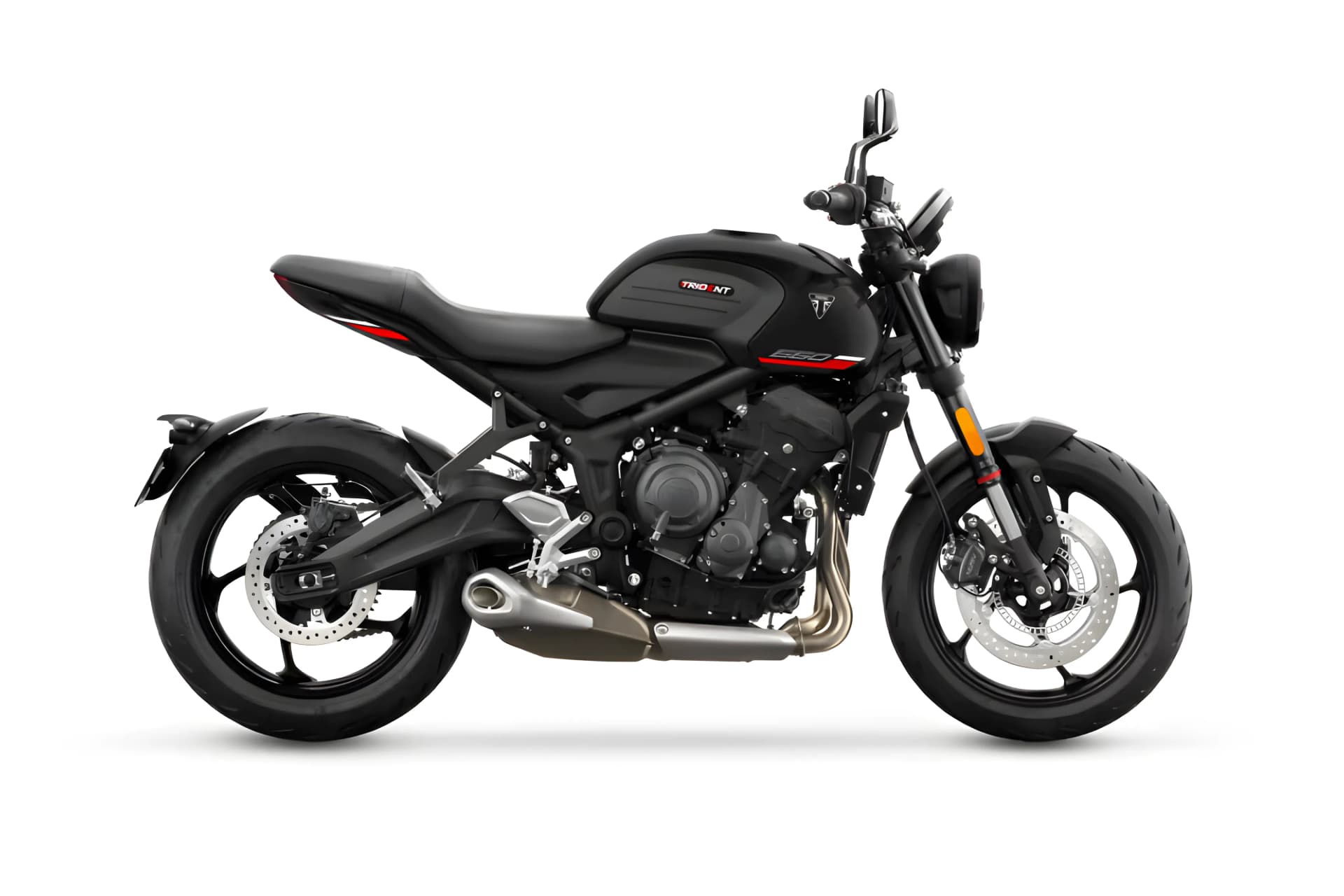 Triumph Trident 660 Jet Black color