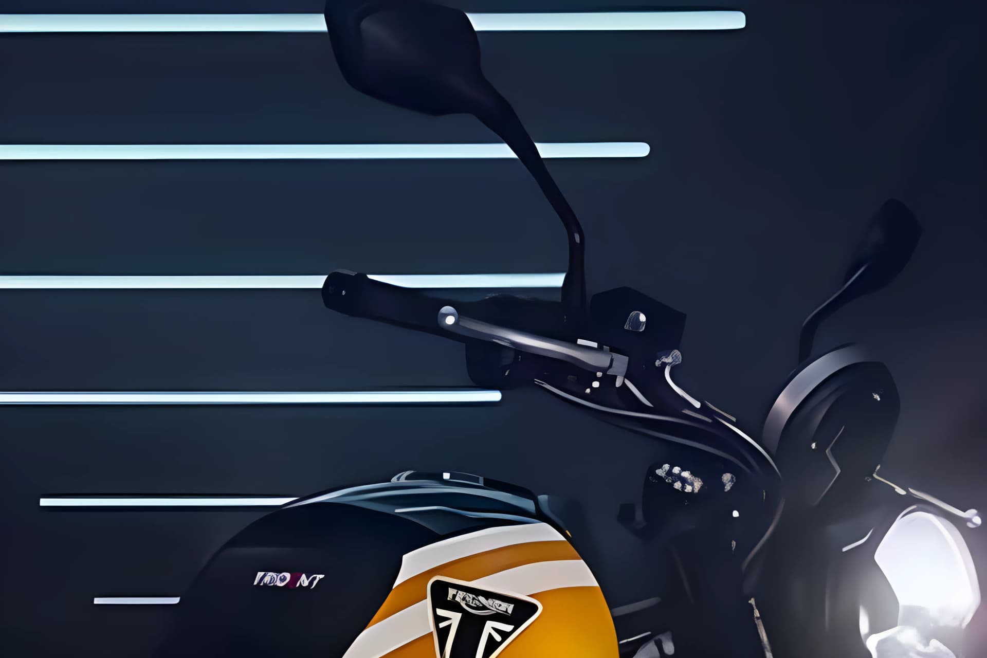Triumph Trident 660 Handle View