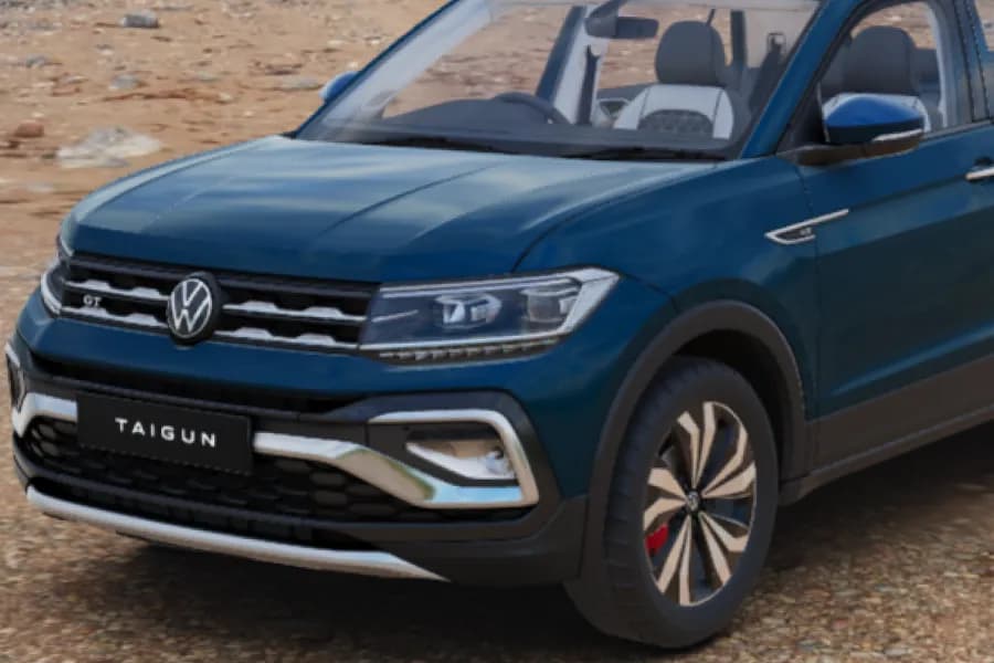 Volkswagen Taigun Chrome Front Bumper View