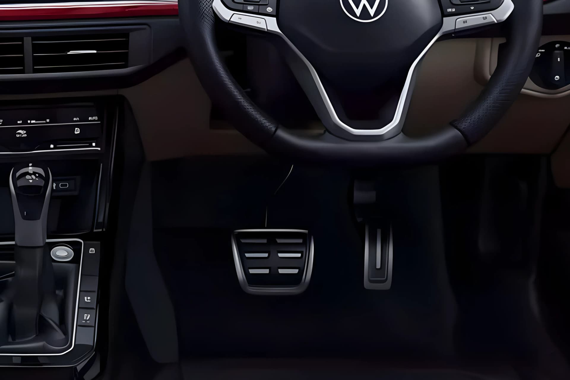 Volkswagen Virtus Chrome Brake And Accelerator Paddle