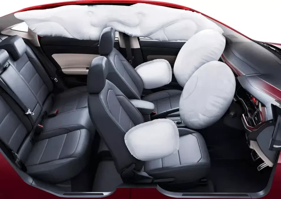 Volkswagen Virtus Sport Airbags View