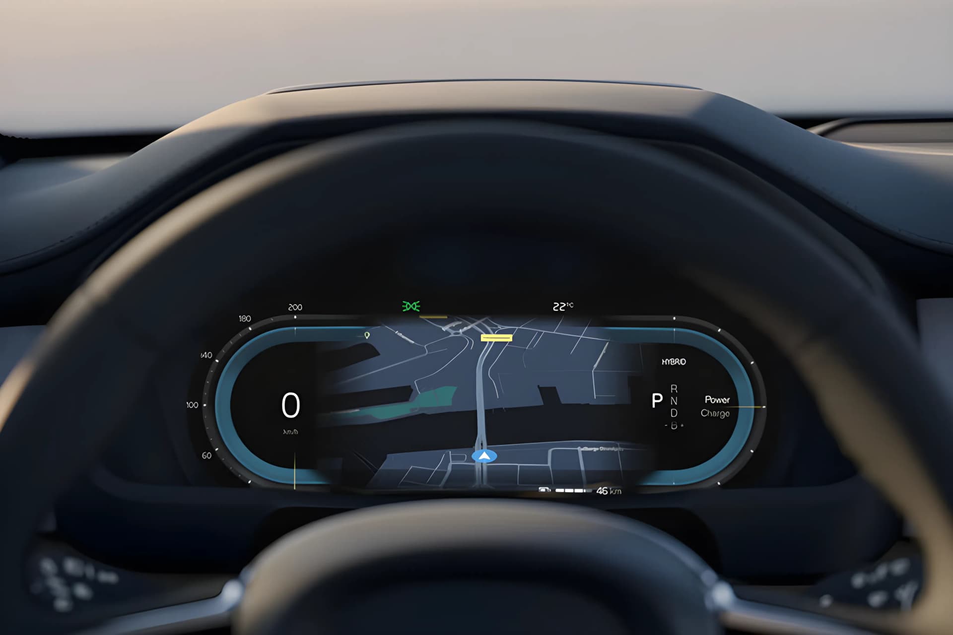 Volvo XC 90 Digital Cluster View