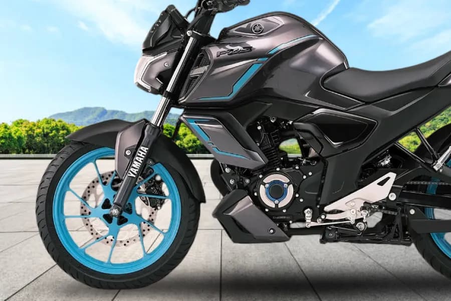 Yamaha FZ S FI Hybrid Front Wheel View