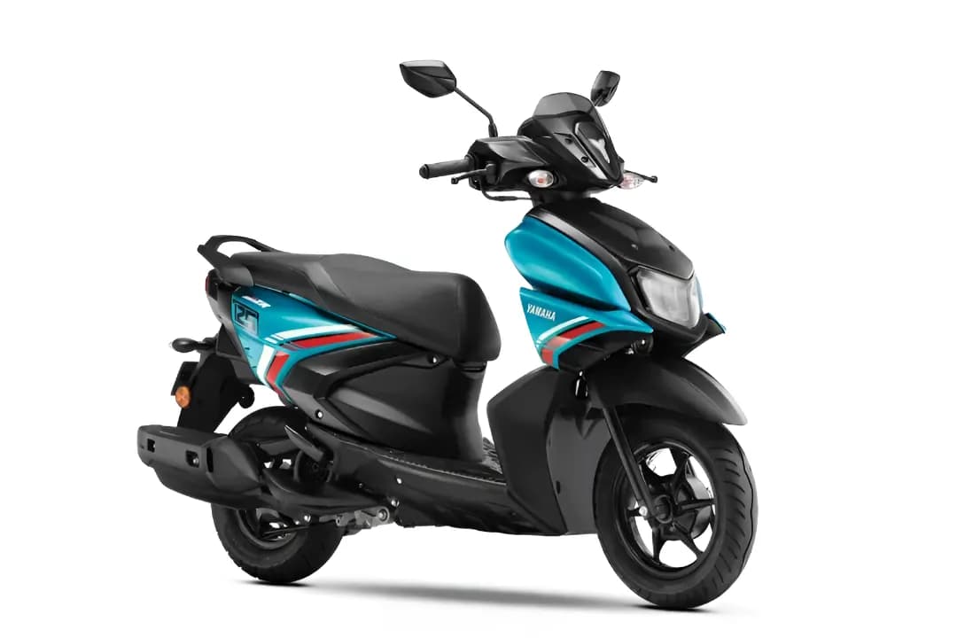 Yamaha Ray ZR 125 Fi Cyan Blue color